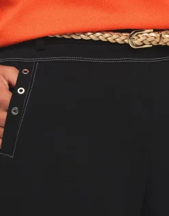 Christine Laure Larges|Pantalons*Pantalon 7/8e fluide