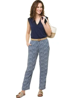 Christine Laure Larges|Pantalons*Pantalon fluide bleu