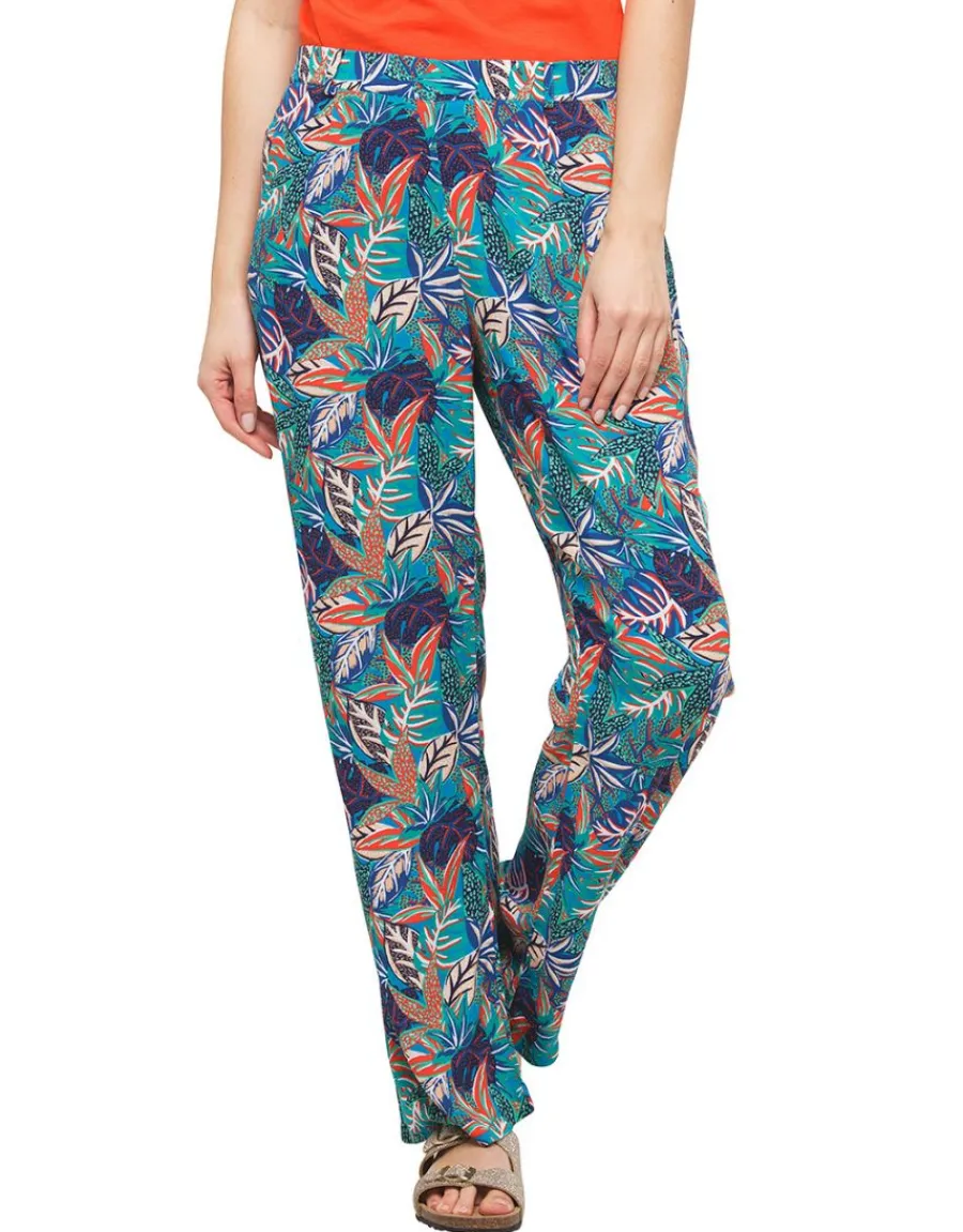 Christine Laure Larges|Pantalons*Pantalon fluide imprimé