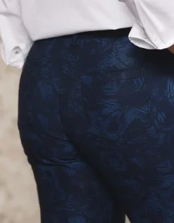 Christine Laure Ajustés|Pantalons*Pantalon imprimé coton