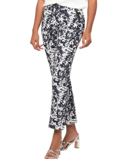 Christine Laure Droits|Pantalons*Pantalon imprimé marine