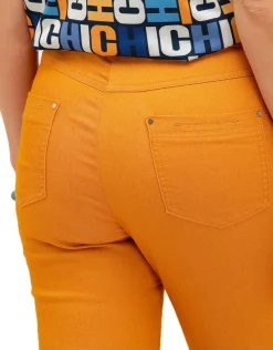 Christine Laure Slims|Pantalons*Pantalon jaune stretch