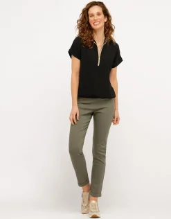 Christine Laure Slims|Pantalons*Pantalon jegging kaki