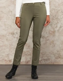 Christine Laure Ajustés|Pantalons*Pantalon kaki 7/8ème