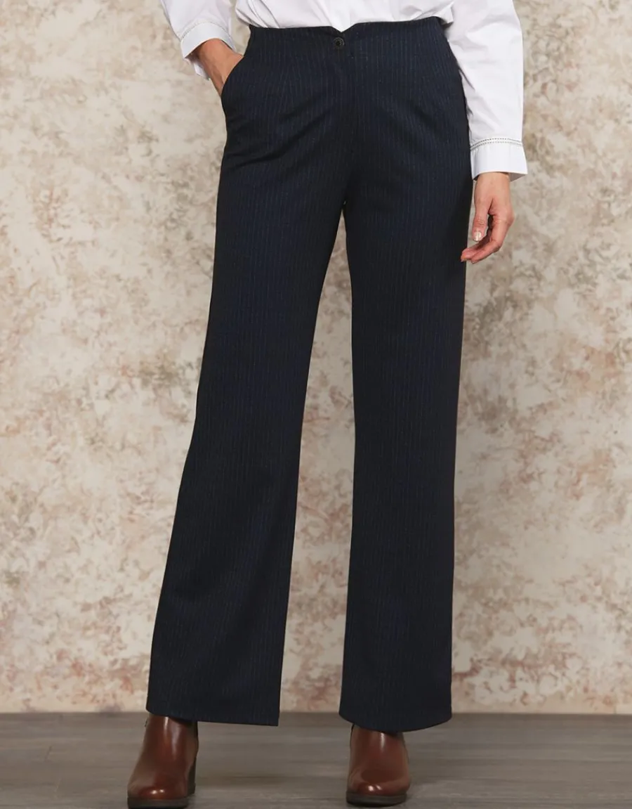 Christine Laure Larges|Pantalons*Pantalon large bleu