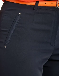 Christine Laure Droits|Pantalons*Pantalon marine city chic