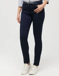 Christine Laure Slims|Pantalons*Pantalon marine coton