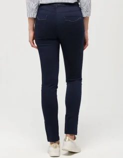 Christine Laure Slims|Pantalons*Pantalon marine coton