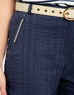 Christine Laure Droits|Pantalons*Pantalon 7/8ème marine