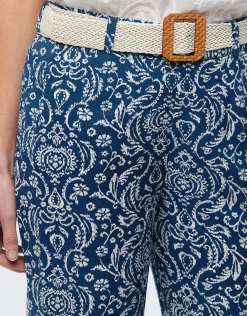 Christine Laure Droits|Pantalons*Pantalon 7/8ème motif