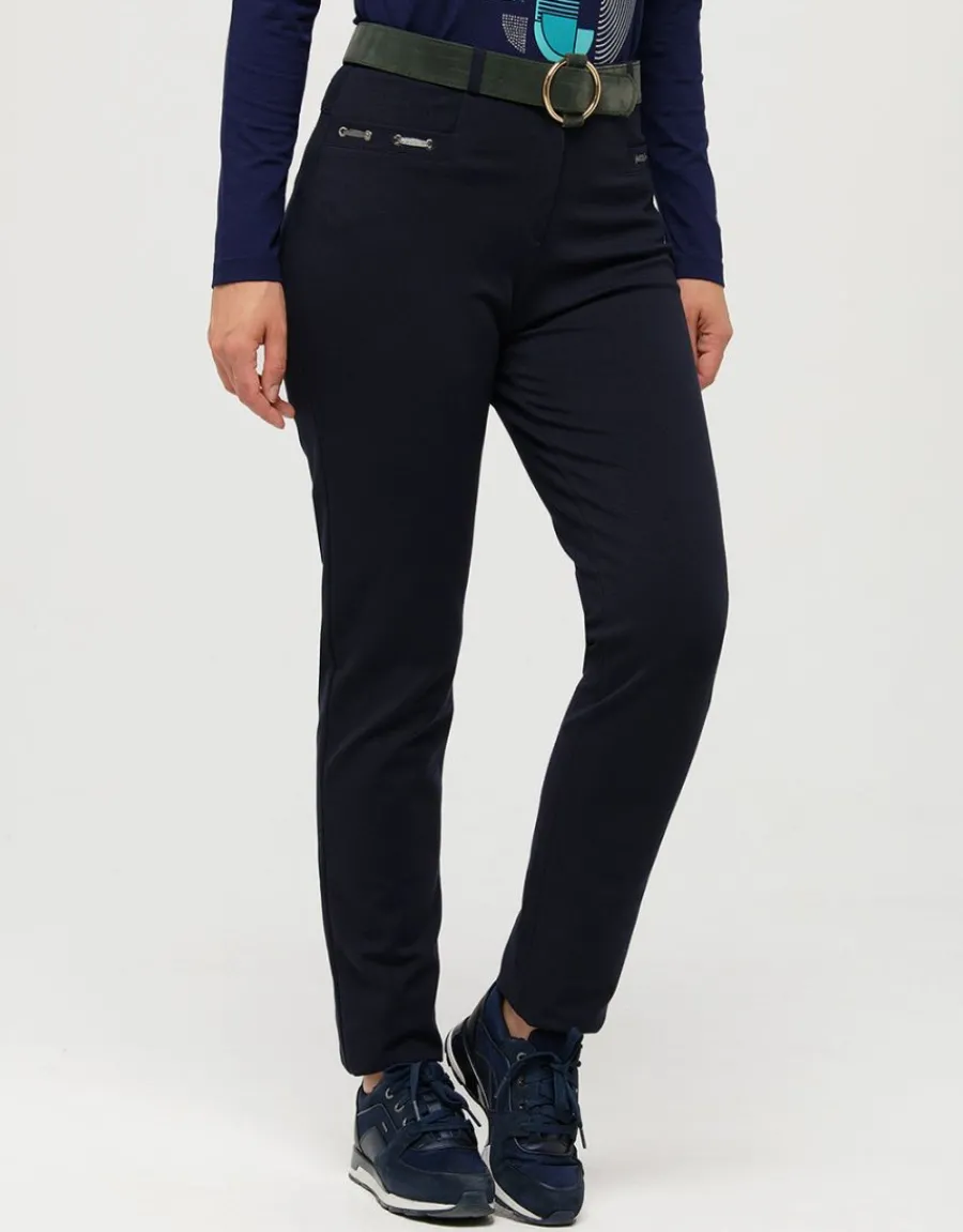 Christine Laure Droits|Pantalons*Pantalon milano marine