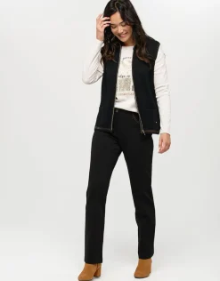 Christine Laure Larges|Pantalons*Pantalon milano noir