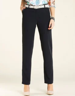 Christine Laure Larges|Droits*Pantalon navy fluide