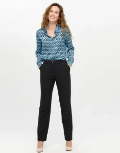 Christine Laure Droits|Pantalons*Pantalon noir droit