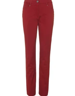 Christine Laure Ajustés|Pantalons*Pantalon rouge en coton