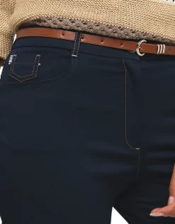 Christine Laure Ajustés|Pantalons*Pantalon slim marine