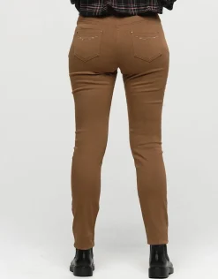 Christine Laure Slims|Pantalons*Pantalon slim marron