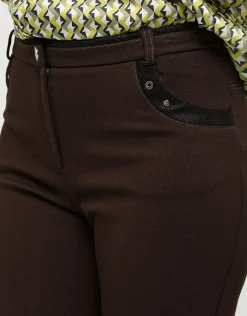 Christine Laure Slims|Pantalons*Pantalon slim marron