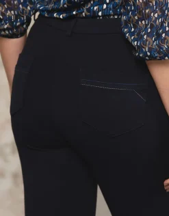 Christine Laure Slims|Pantalons*Pantalon slim Milano bleu