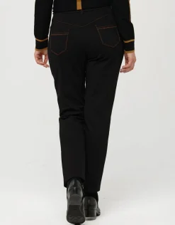 Christine Laure Droits|Slims*Pantalon slim milano noir