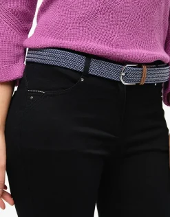 Christine Laure Slims|Pantalons*Pantalon slim noir coton