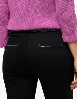 Christine Laure Slims|Pantalons*Pantalon slim noir coton