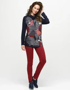 Christine Laure Slims|Pantalons*Pantalon slim rouge