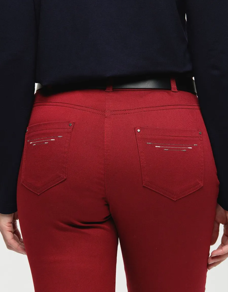 Christine Laure Slims|Pantalons*Pantalon slim rouge