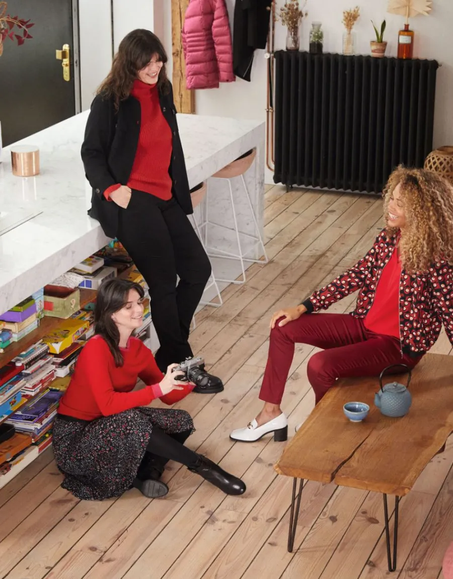 Christine Laure Slims|Pantalons*Pantalon slim rouge