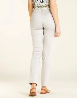 Christine Laure Ajustés|Slims*Pantalon stretch gris
