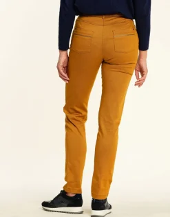 Christine Laure Ajustés|Pantalons*Pantalon stretch ocre