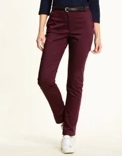 Christine Laure Ajustés|Pantalons*Pantalon stretch prune