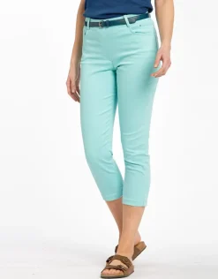 Christine Laure Pantalons*Pantalon vert stretch