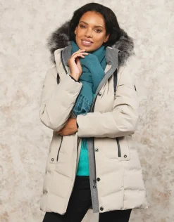 Christine Laure Doudounes|Parkas*Parka à capuche sable