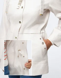 Christine Laure Parkas|Parkas*Parka beige nacré