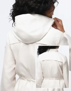 Christine Laure Parkas|Parkas*Parka beige nacré