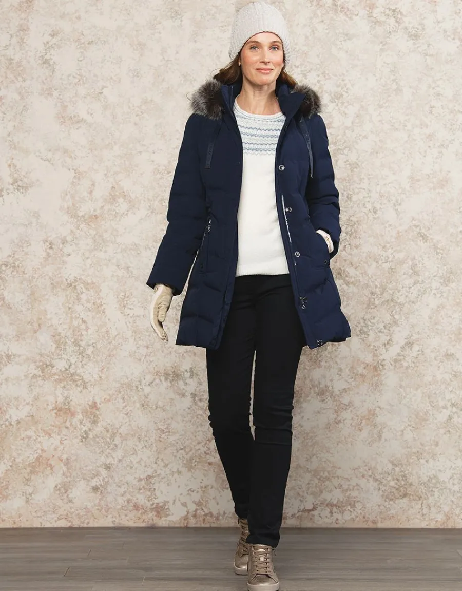 Christine Laure Doudounes|Parkas*Parka bleue encre