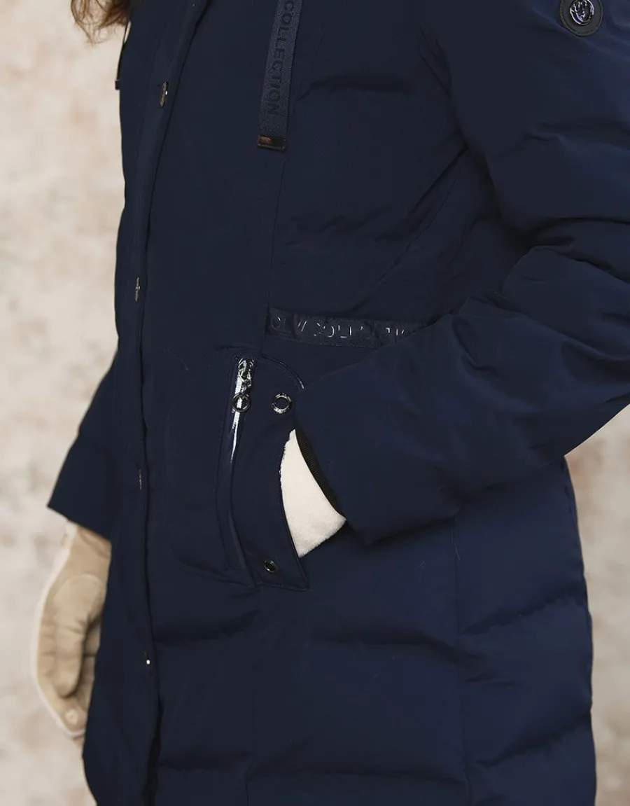 Christine Laure Doudounes|Parkas*Parka bleue encre