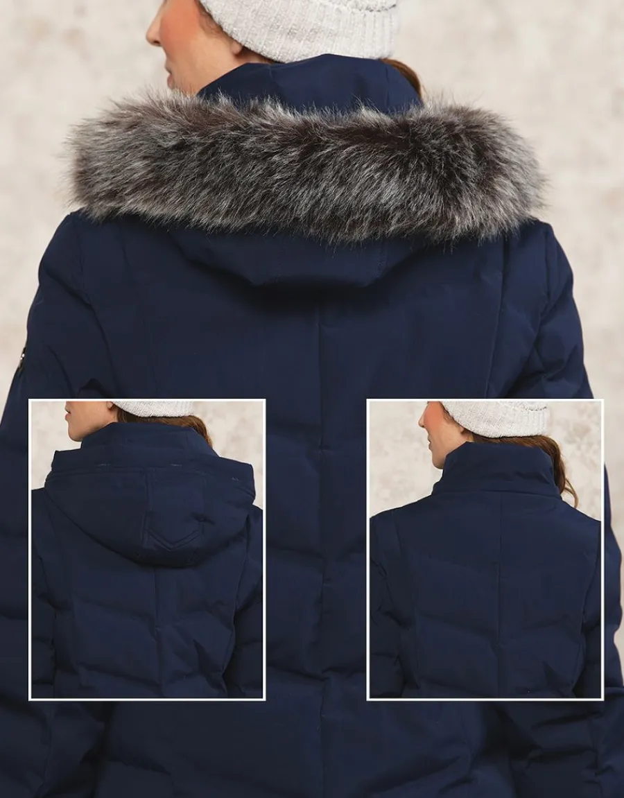 Christine Laure Doudounes|Parkas*Parka bleue encre