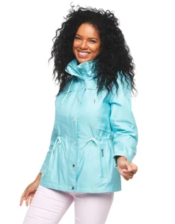 Christine Laure Parkas|Parkas*Parka courte turquoise