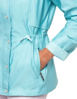 Christine Laure Parkas|Parkas*Parka courte turquoise