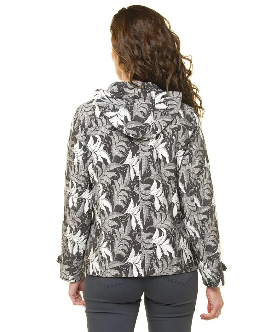 Christine Laure Parkas|Parkas*Parka feuillages gris