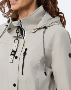 Christine Laure Parkas|Parkas*Parka gris clair