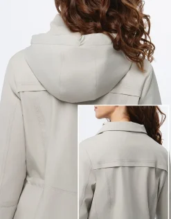 Christine Laure Parkas|Parkas*Parka gris clair