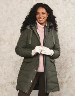 Christine Laure Doudounes|Parkas*Parka kaki imprimée