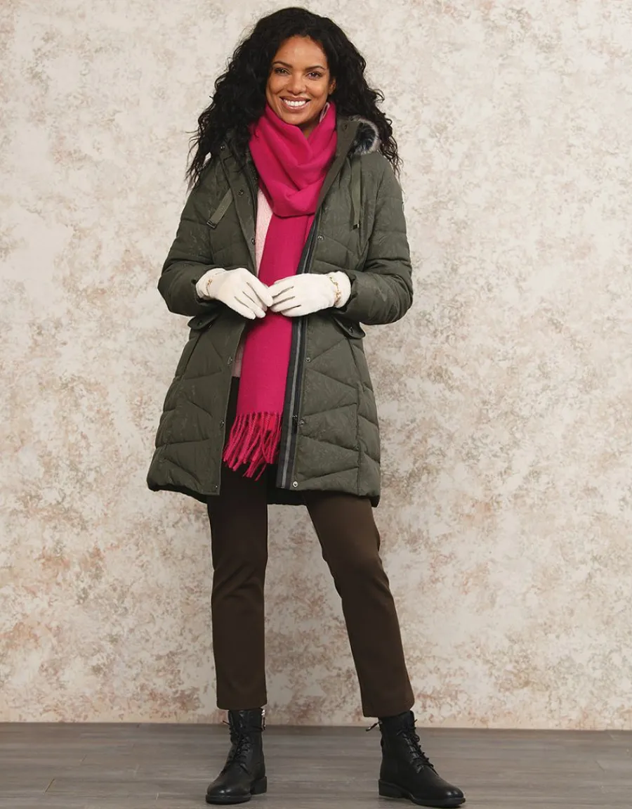 Christine Laure Doudounes|Parkas*Parka kaki imprimée