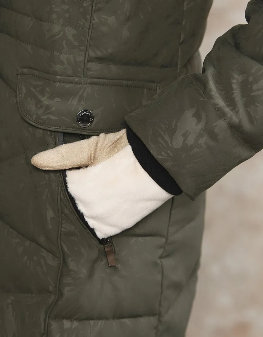 Christine Laure Doudounes|Parkas*Parka kaki imprimée