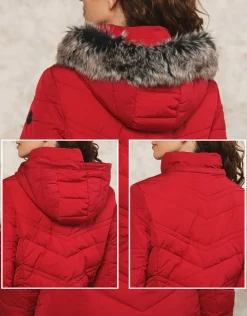Christine Laure Doudounes|Parkas*Parka longue rouge