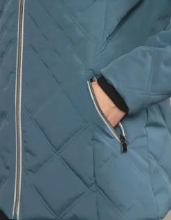 Christine Laure Doudounes|Parkas*Parkas bleu à capuche