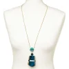 Christine Laure Accessoires*Pendentif vert saphir